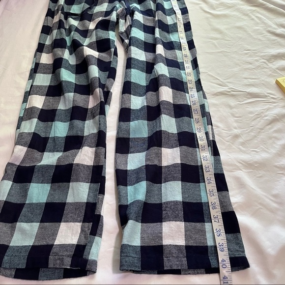 Croft & Borrow SZ Small Pajamas Plaid Black White Plaid 100% Cotton - Picture 11 of 15